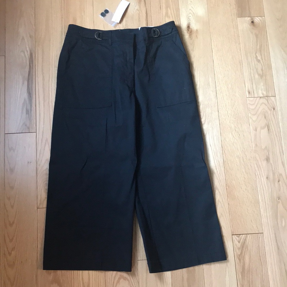 NWT White House Black Market Wide Leg Crop Pants size 10S